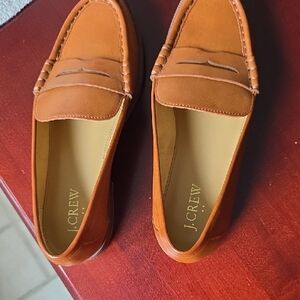 J. Crew Orange Loafers